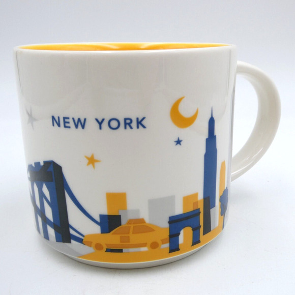 Starbucks You Are Here YAH Collection New York City 14 oz Coffee Mug 2017 - Picture 1 of 10